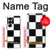 S2492 Black and White Check Case For Samsung Galaxy Z Fold 7