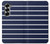 S2767 Navy White Striped Case For Samsung Galaxy Z Fold 7