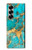S2906 Aqua Turquoise Stone Case For Samsung Galaxy Z Fold 7