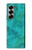 S3147 Aqua Marble Stone Case For Samsung Galaxy Z Fold 7