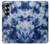 S3439 Fabric Indigo Tie Dye Case For Samsung Galaxy Z Fold 7