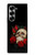 S3753 Dark Gothic Goth Skull Roses Case For Samsung Galaxy Z Fold 7