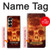 S3881 Fire Skull Case For Samsung Galaxy Z Fold 7