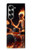 S3985 Fire Skull Drummer Case For Samsung Galaxy Z Fold 7