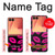 S2933 Pink Lips Kisses on Black Case For Samsung Galaxy Z Flip 7