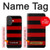 S2638 Black and Red Striped Case For iPhone 17