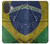 S3297 Brazil Flag Vintage Football Graphic Case For iPhone 17