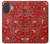 S3354 Red Classic Bandana Case For iPhone 17