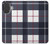 S3452 Plaid Fabric Pattern Case For iPhone 17