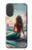 S4006 Oil Painting Mermaid Case For iPhone 17