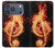 S0493 Music Note Burn Case For iPhone 17 Pro