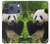 S1073 Panda Enjoy Eating Case For iPhone 17 Pro, 18 Pro