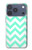 S1723 Mint Chevron Zigzag Case For iPhone 17 Pro, 18 Pro