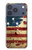 S2349 Old American Flag Case For iPhone 17 Pro, 18 Pro
