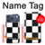 S2492 Black and White Check Case For iPhone 17 Pro