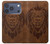 S2529 Leo Zodiac Tattoo Brown Graphic Print Case For iPhone 17 Pro, 18 Pro