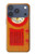 S2780 Vintage Orange Bakelite Radio Case For iPhone 17 Pro, 18 Pro