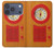 S2780 Vintage Orange Bakelite Radio Case For iPhone 17 Pro, 18 Pro