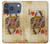S2833 Poker Card Queen Hearts Case For iPhone 17 Pro, 18 Pro