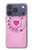 S2847 Pink Retro Rotary Phone Case For iPhone 17 Pro, 18 Pro