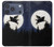 S3289 Flying Pig Full Moon Night Case For iPhone 17 Pro