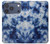S3439 Fabric Indigo Tie Dye Case For iPhone 17 Pro, 18 Pro