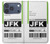 S3664 Airline Travel Luggage Label Case For iPhone 17 Pro, 18 Pro
