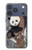 S3793 Cute Baby Panda Snow Painting Case For iPhone 17 Pro