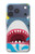 S3947 Shark Helicopter Cartoon Case For iPhone 17 Pro