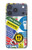 S3960 Safety Signs Sticker Collage Case For iPhone 17 Pro, 18 Pro