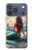 S4006 Oil Painting Mermaid Case For iPhone 17 Pro, 18 Pro