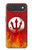 S2803 Fire Red Devil Spear Symbol Case For iPhone Air