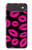 S2933 Pink Lips Kisses on Black Case For iPhone Air