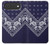 S3357 Navy Blue Bandana Pattern Case For iPhone Air
