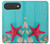 S3428 Aqua Wood Starfish Shell Case For iPhone Air