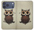 S0360 Coffee Owl Case For iPhone 17 Pro Max