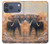 S1292 Dusty Elephant Egrets Case For iPhone 17 Pro Max, 18 Pro Max