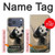 S2210 Panda Fluffy Art Painting Case For iPhone 17 Pro Max