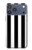 S2297 Black and White Vertical Stripes Case For iPhone 17 Pro Max, 18 Pro Max
