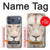 S2399 White Lion Face Case For iPhone 17 Pro Max