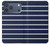 S2767 Navy White Striped Case For iPhone 17 Pro Max