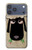 S2826 Cute Cartoon Unsleep Black Sheep Case For iPhone 17 Pro Max, 18 Pro Max