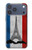 S2859 Vintage France Flag Eiffel Tower Case For iPhone 17 Pro Max