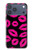 S2933 Pink Lips Kisses on Black Case For iPhone 17 Pro Max, 18 Pro Max