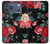 S3112 Rose Floral Pattern Black Case For iPhone 17 Pro Max