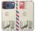 S3551 Vintage Airmail Envelope Art Case For iPhone 17 Pro Max, 18 Pro Max