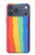 S3799 Cute Vertical Watercolor Rainbow Case For iPhone 17 Pro Max