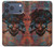 S3895 Pirate Skull Metal Case For iPhone 17 Pro Max, 18 Pro Max