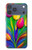 S3926 Colorful Tulip Oil Painting Case For iPhone 17 Pro Max, 18 Pro Max