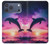 S3980 Dolphin Sunset Milky Way Case For iPhone 17 Pro Max